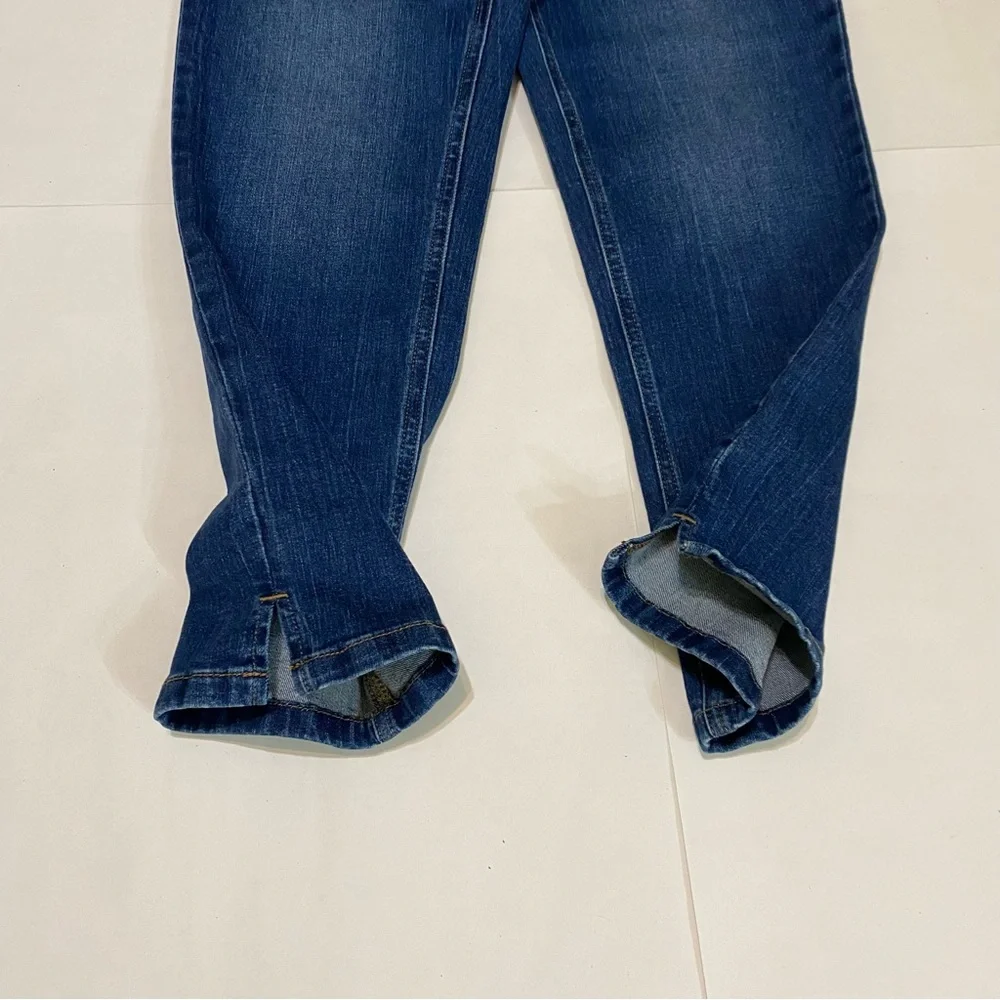 Maurices Dark Blue Slim Straight Leg Ankle Jeans